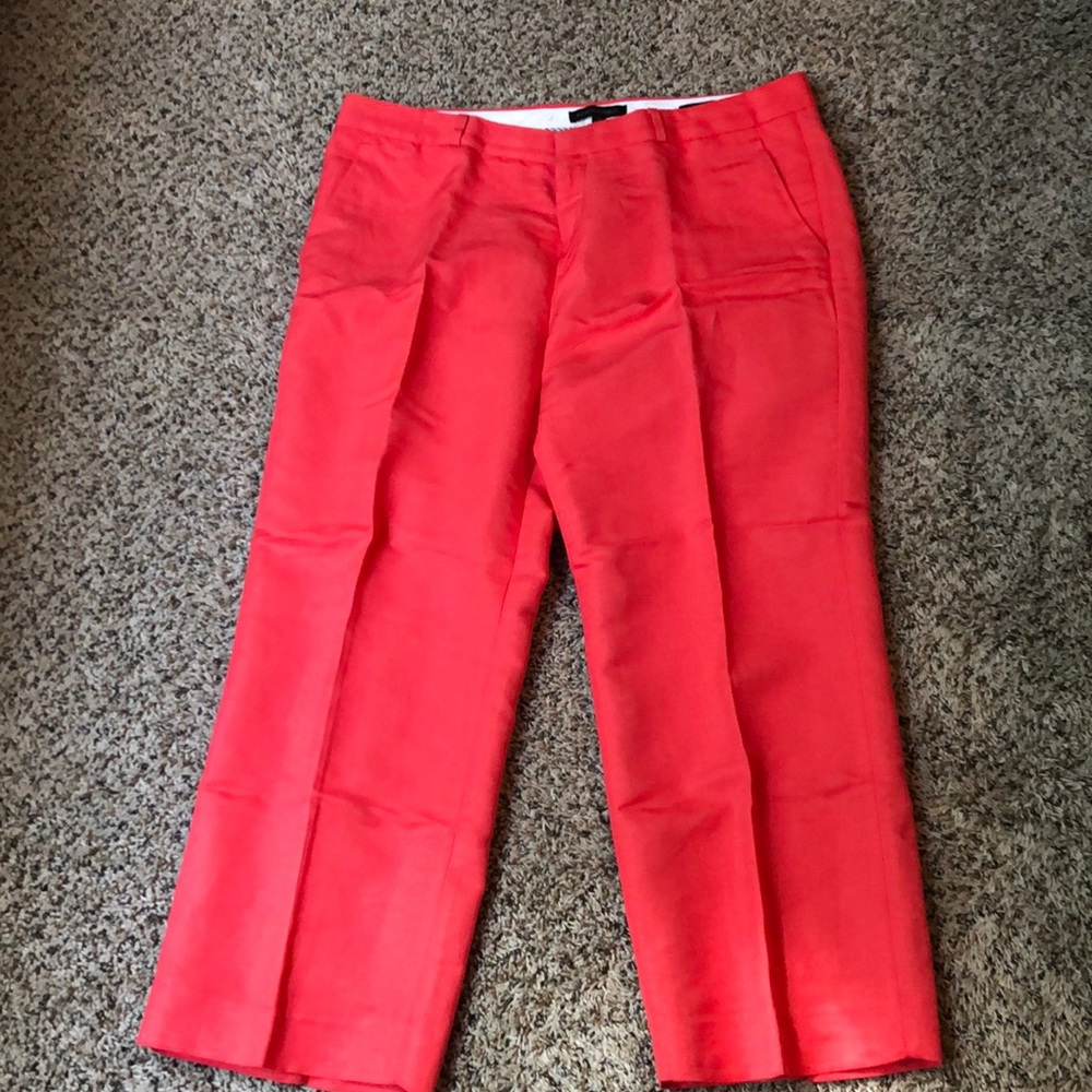 Logan fit Crop Linen pants